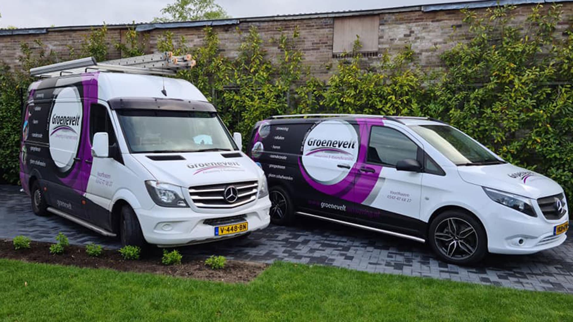 Groenevelt Zonwering bedrijfsauto's