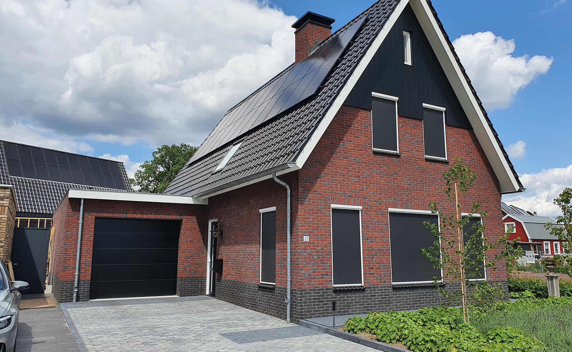 Zonwering op een woning